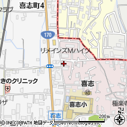 大阪府富田林市木戸山町12-14周辺の地図