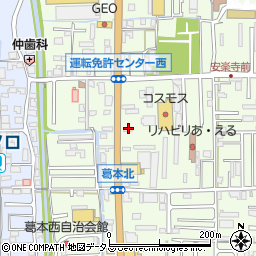 ココイロカフェ　橿原店周辺の地図