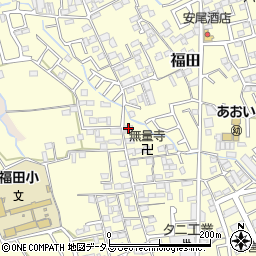 大阪府堺市中区福田1017周辺の地図