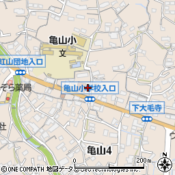 広島市立亀山集会所周辺の地図