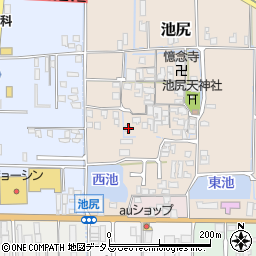 奈良県大和高田市池尻294周辺の地図
