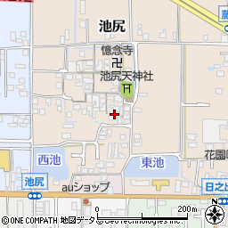 奈良県大和高田市池尻277周辺の地図