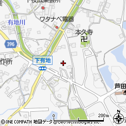 広島県福山市芦田町下有地529周辺の地図