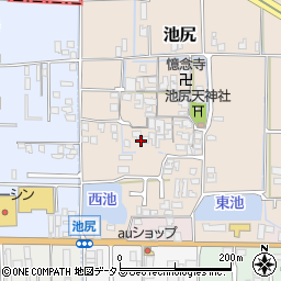 奈良県大和高田市池尻293周辺の地図