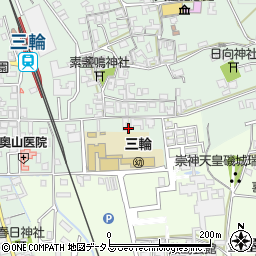奈良県桜井市三輪248周辺の地図