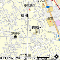 大阪府堺市中区福田1031周辺の地図