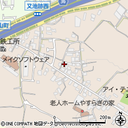 大阪府堺市中区深井畑山町周辺の地図
