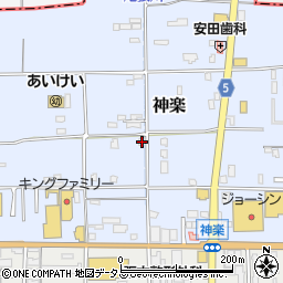 奈良県大和高田市神楽124周辺の地図