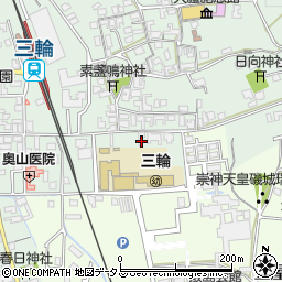 奈良県桜井市三輪247周辺の地図