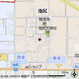 奈良県大和高田市池尻278周辺の地図