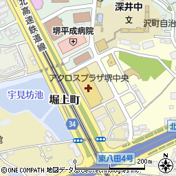 松源　アクロスプラザ堺中央店周辺の地図