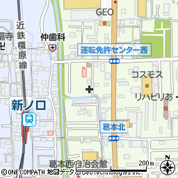 奈良県橿原市葛本町268-7周辺の地図