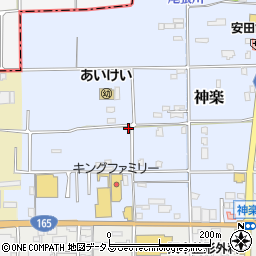 奈良県大和高田市神楽57周辺の地図