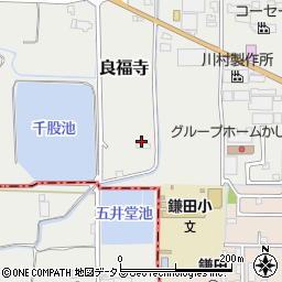 奈良県香芝市良福寺21周辺の地図