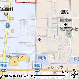 奈良県大和高田市池尻238周辺の地図