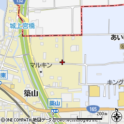 奈良県大和高田市築山51-22周辺の地図