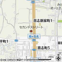 セカンドストリート富田林店周辺の地図