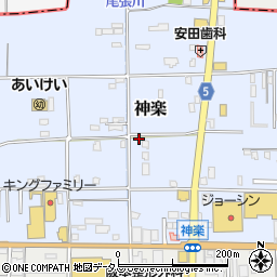 奈良県大和高田市神楽178周辺の地図
