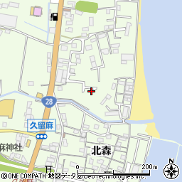 兵庫県淡路市久留麻畠田在90-8周辺の地図