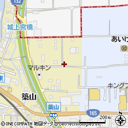 奈良県大和高田市築山51-12周辺の地図