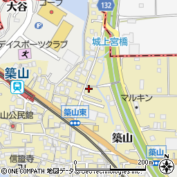 奈良県大和高田市築山105-11周辺の地図