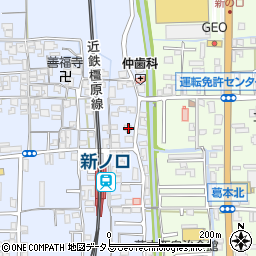 奈良県橿原市新口町473-2周辺の地図