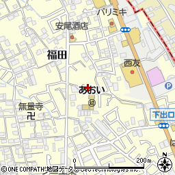 大阪府堺市中区福田1104周辺の地図