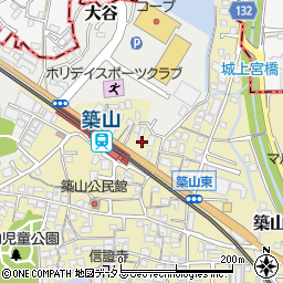 奈良県大和高田市築山432周辺の地図