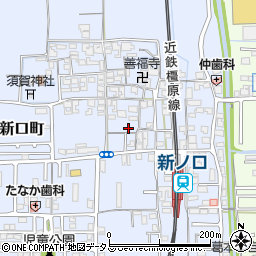 奈良県橿原市新口町279周辺の地図