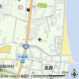 兵庫県淡路市久留麻畠田在90-4周辺の地図