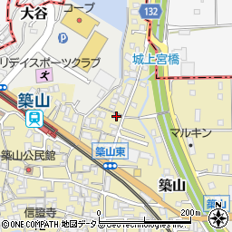奈良県大和高田市築山710周辺の地図