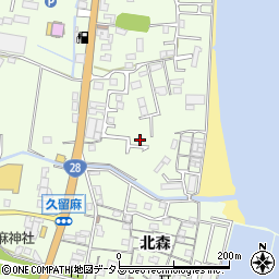 兵庫県淡路市久留麻畠田在90-10周辺の地図