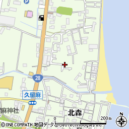 兵庫県淡路市久留麻畠田在90-9周辺の地図
