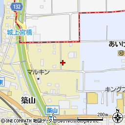 奈良県大和高田市築山51-10周辺の地図