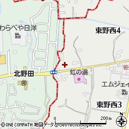 大阪府大阪狭山市東野西4丁目776周辺の地図