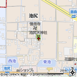 奈良県大和高田市池尻305周辺の地図