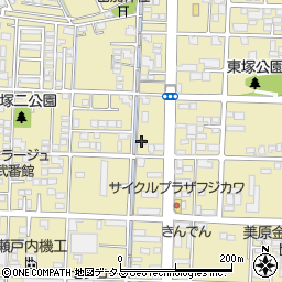 栄工社岡山支店周辺の地図