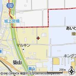 奈良県大和高田市築山51-9周辺の地図