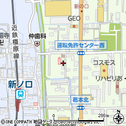 奈良県橿原市葛本町268周辺の地図