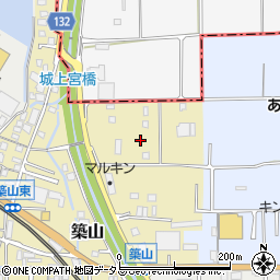 奈良県大和高田市築山59-1周辺の地図