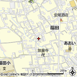 大阪府堺市中区福田1022周辺の地図
