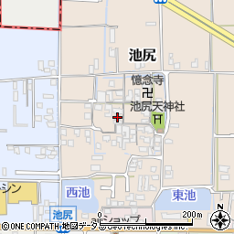 奈良県大和高田市池尻299周辺の地図