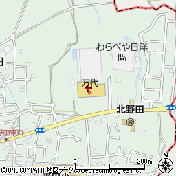 イセヅドライ北野田店周辺の地図