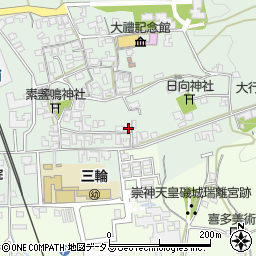 奈良県桜井市三輪272周辺の地図