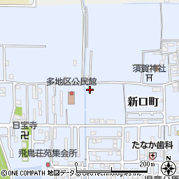 〒634-0802 奈良県橿原市新口町の地図