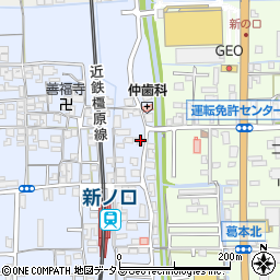 岡橋米穀店周辺の地図