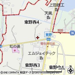 大阪府大阪狭山市東野西4丁目751周辺の地図