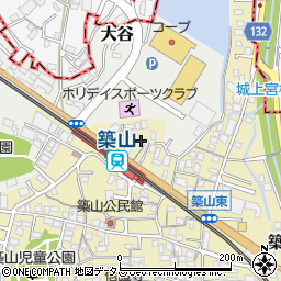 奈良県大和高田市築山428周辺の地図