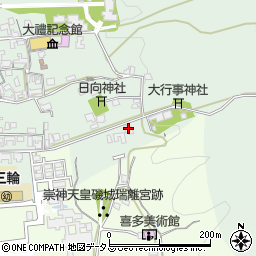 奈良県桜井市三輪155周辺の地図