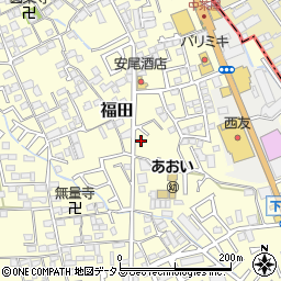 大阪府堺市中区福田1106周辺の地図